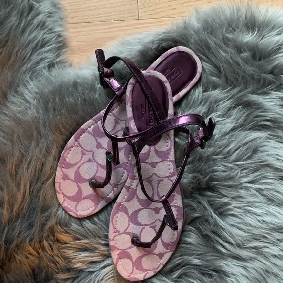 Coach Shoes - Like new coach flip flops/sandals